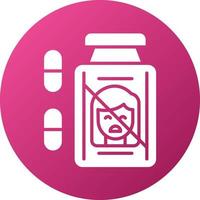 Antidepressant Icon Style vector