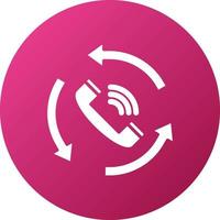 Call Back Icon Style vector