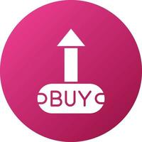 Buy Stocks Icon Style vector