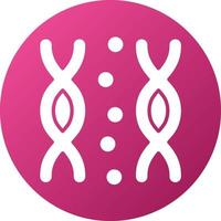 Chromosome Icon Style vector