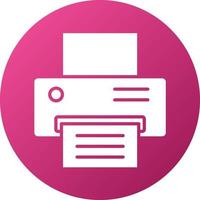 Printer Icon Style vector
