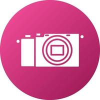 Mirrorless Camera Icon Style vector