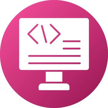 estilo de icono de código vector