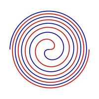 de fermat espiral o parabólico espiral es un avión curva llamado después modelo para tu diseño vector