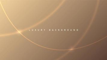 Gold luxury background with light elements template for your design vector