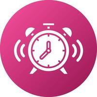 Alarm Clock Icon Style vector