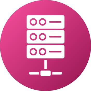 Database Icon Style vector