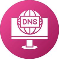 DNS Icon Style vector