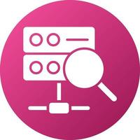 Search Database Icon Style vector