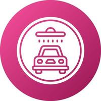 Car Wash Sign Icon Style vector