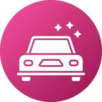 estilo de icono de lavado de autos vector