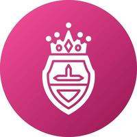 Crest Icon Style vector