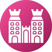 Fortress Icon Style vector