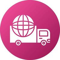 International Shipping Icon Style vector