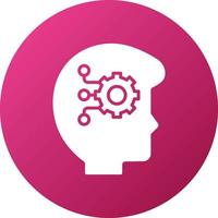 Critical Thinking Icon Style vector