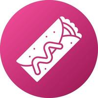 Chimichanga Icon Style vector