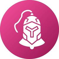 Armor Helmet Icon Style vector