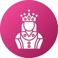 Queen Icon Style vector