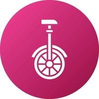 Monocycle Icon Style vector