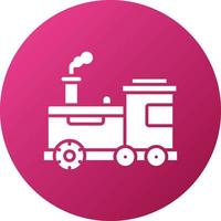 Steam Train Icon Style vector