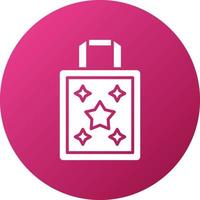 Totebag Icon Style vector