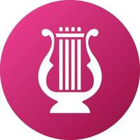 Lyre Icon Style vector