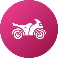 Motorbike Icon Style vector