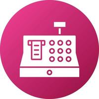 Cash Register Icon Style vector