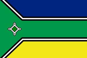 Simple flag state of Brazil vector