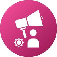 eneral Solicitation Icon Style vector