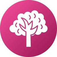 utumn Tree Icon Style vector