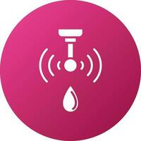 inteligente agua sensor icono estilo vector