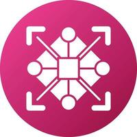 Pattern Recognition Icon Style vector