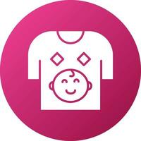 Baby Shirt Icon Style vector