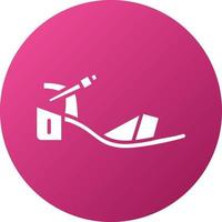 Womans Sandal Icon Style vector