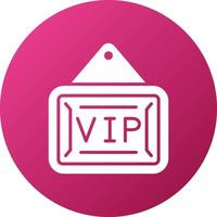 VIP Zone Icon Style vector