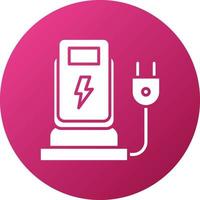 Charging Station Icon Style vector