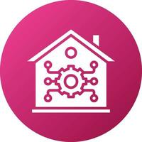Home Automation Icon Style vector