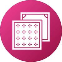 Decorative Textile Icon Style vector