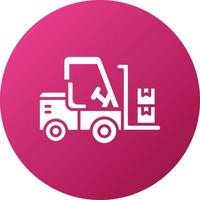 Forklift Icon Style vector