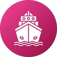 Yatch Icon Style vector