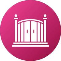 Entry Gate Icon Style vector