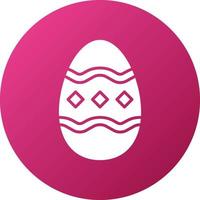 Painting Egg Icon Style vector