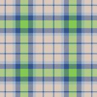 Plaid seamless pattern. Check fabric texture. Vector textile print.