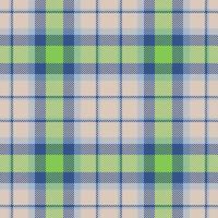 Plaid seamless pattern. Check fabric texture. Vector textile print.