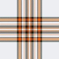 Plaid check pattern. Seamless fabric texture. Tartan textile print. vector