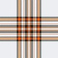 Plaid check pattern. Seamless fabric texture. Tartan textile print. vector