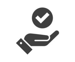 Good icon vector. Business success sign. Best quality symbol of correct, verified, certificate, approval, accepted, confirm, check mark. vector