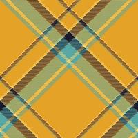 Plaid pattern vector. Check fabric texture. Seamless textile design for clothes, paper print. vector