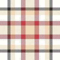 Plaid check pattern. Seamless fabric texture. Tartan textile print. vector